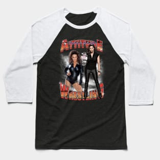 stephanie mcmahon  Wrestling Baseball T-Shirt